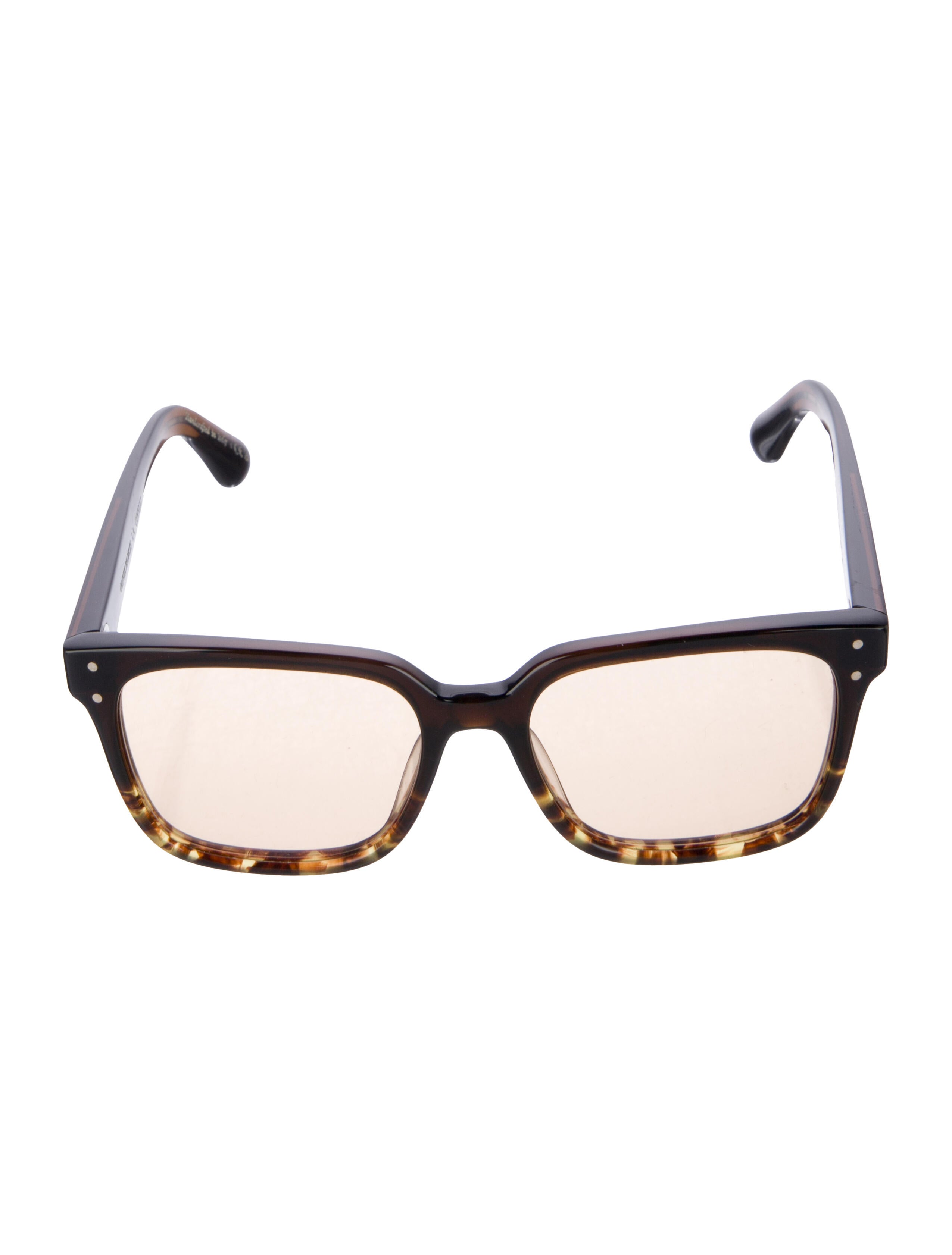 Oliver Peoples Square Tinted Sunglasses