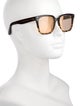 Oliver Peoples Square Tinted Sunglasses