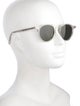 Oliver Peoples Round Tinted Sunglasses