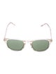Oliver Peoples Aviator Tinted Sunglasses