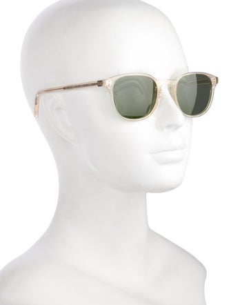 Oliver Peoples Aviator Tinted Sunglasses