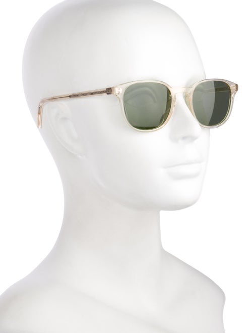 Oliver Peoples Aviator Tinted Sunglasses