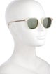 Oliver Peoples Aviator Tinted Sunglasses