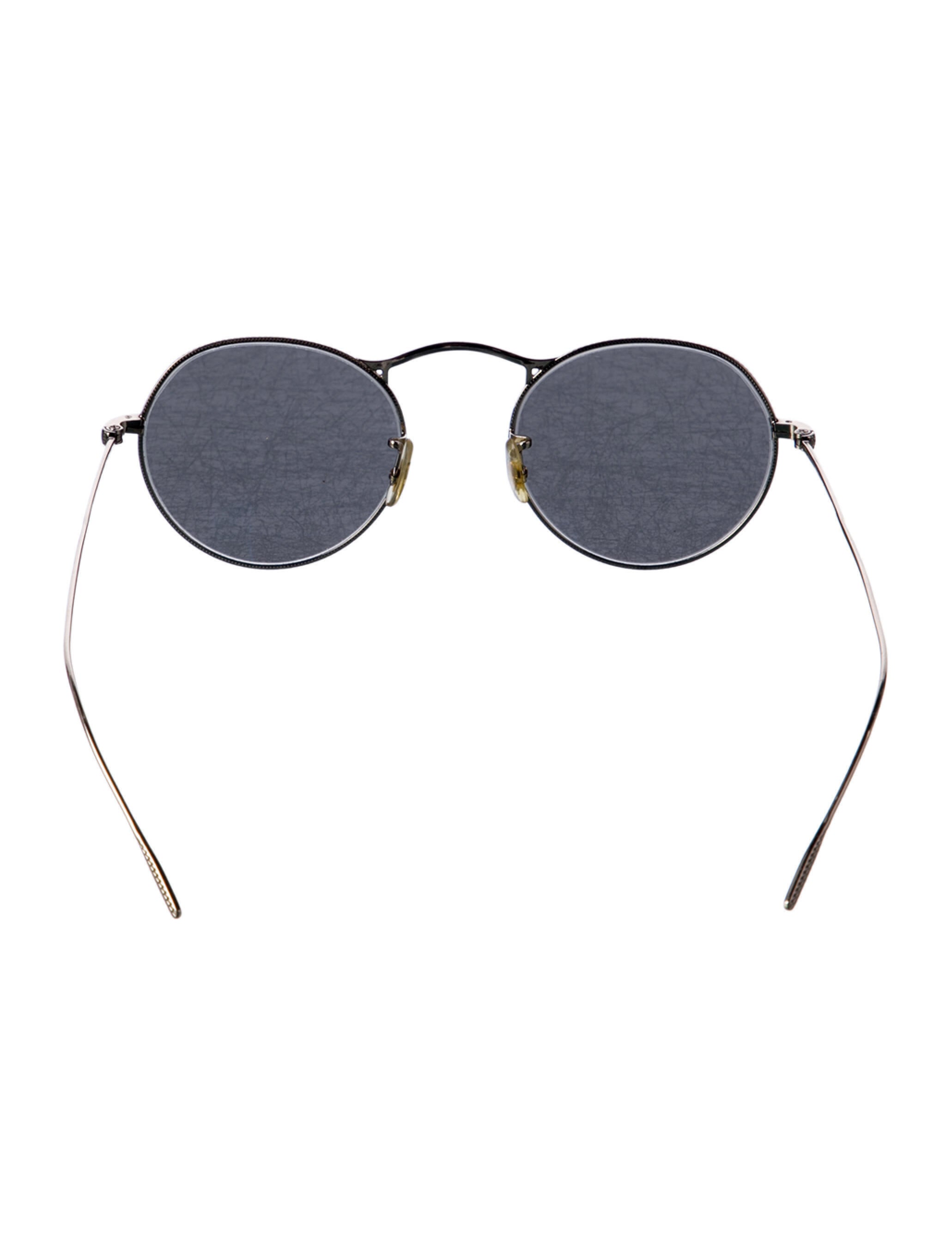 Oliver Peoples Round Tinted Sunglasses