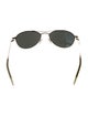 Oliver Peoples Aviator Tinted Sunglasses