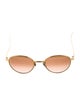 Oliver Peoples Round Gradient Sunglasses