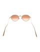 Oliver Peoples Round Gradient Sunglasses