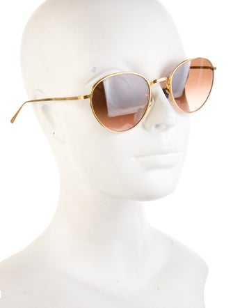 Oliver Peoples Round Gradient Sunglasses