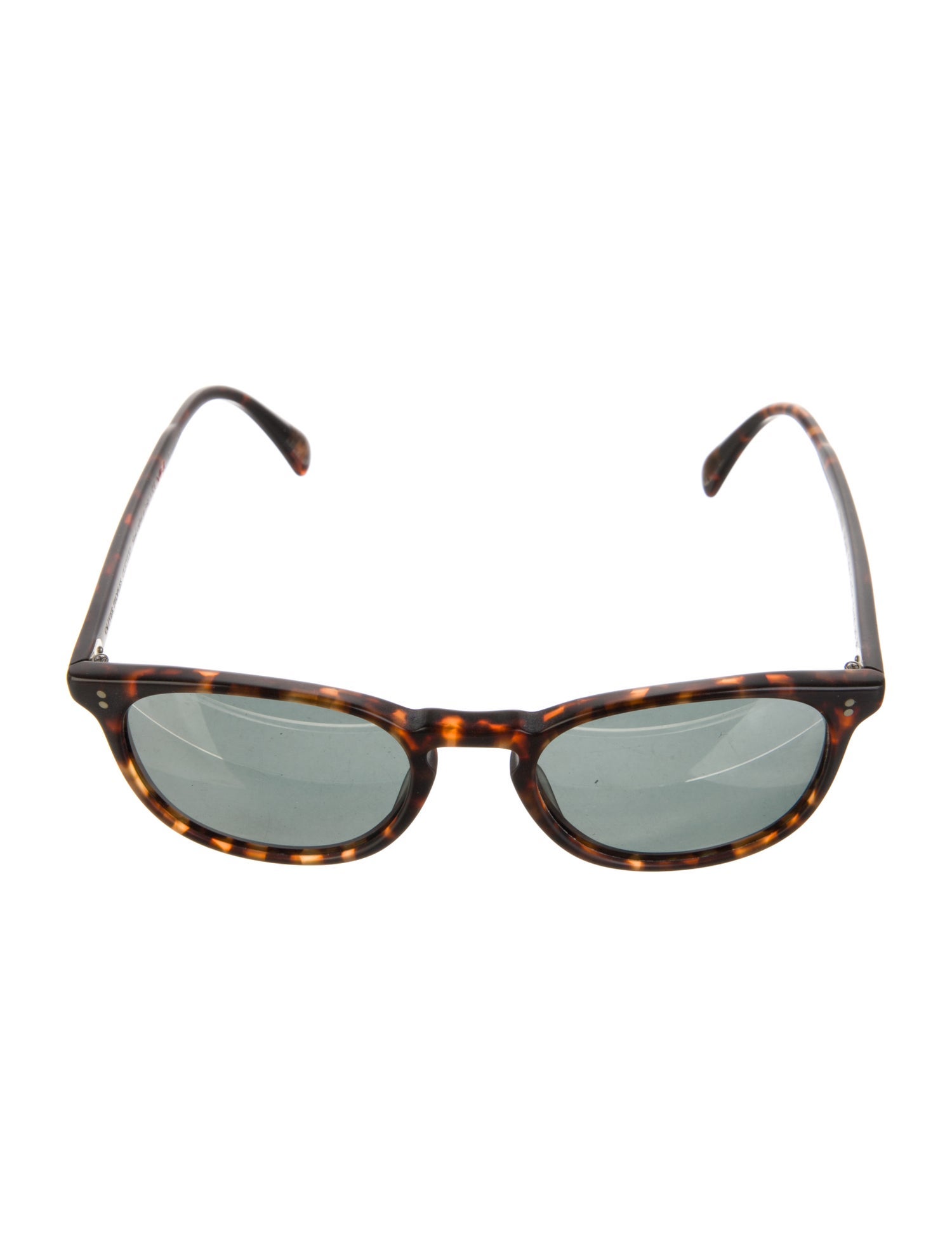 Oliver Peoples Round Mirrored Sunglasses