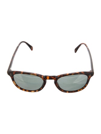 Oliver Peoples Round Mirrored Sunglasses