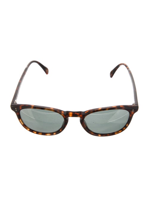 Oliver Peoples Round Mirrored Sunglasses
