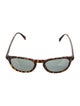 Oliver Peoples Round Mirrored Sunglasses