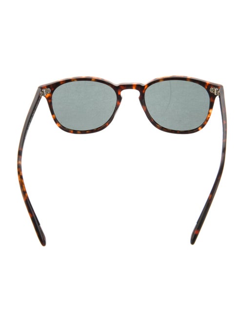 Oliver Peoples Round Mirrored Sunglasses