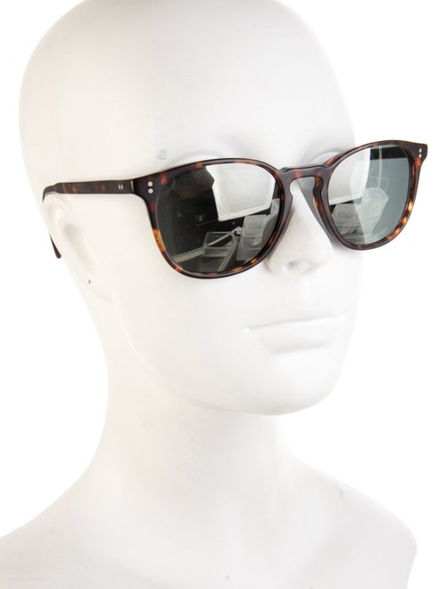 Oliver Peoples Round Mirrored Sunglasses