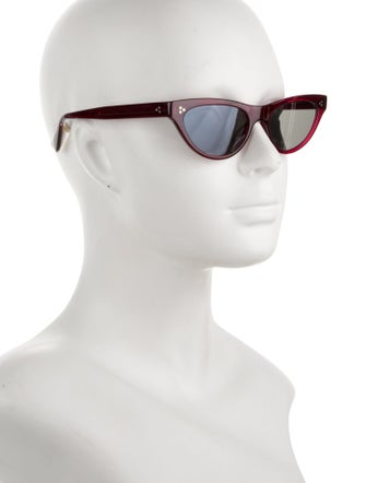 Oliver Peoples Cat-Eye Tinted Sunglasses