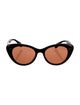 Oliver Peoples Cat-Eye Tinted Sunglasses