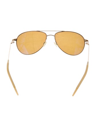 Oliver Peoples Aviator Tinted Sunglasses