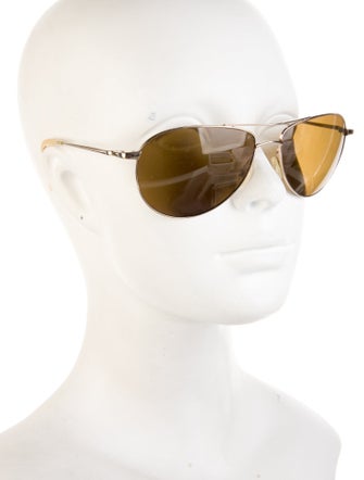 Oliver Peoples Aviator Tinted Sunglasses