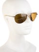 Oliver Peoples Aviator Tinted Sunglasses