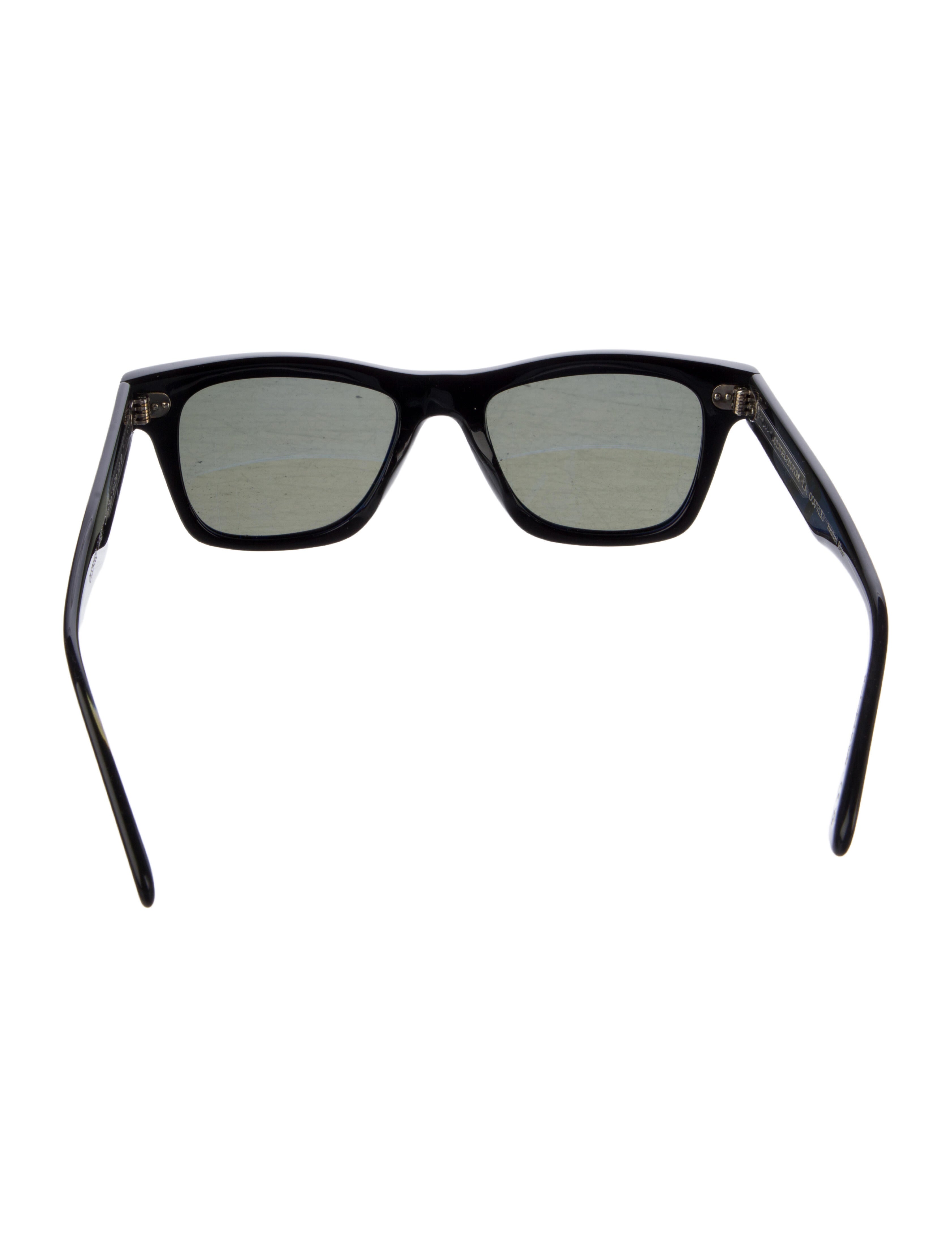 Oliver Peoples Wayfarer Tinted Sunglasses