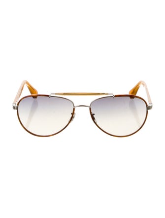 Oliver Peoples Charter Aviator Sunglasses