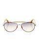 Oliver Peoples Charter Aviator Sunglasses