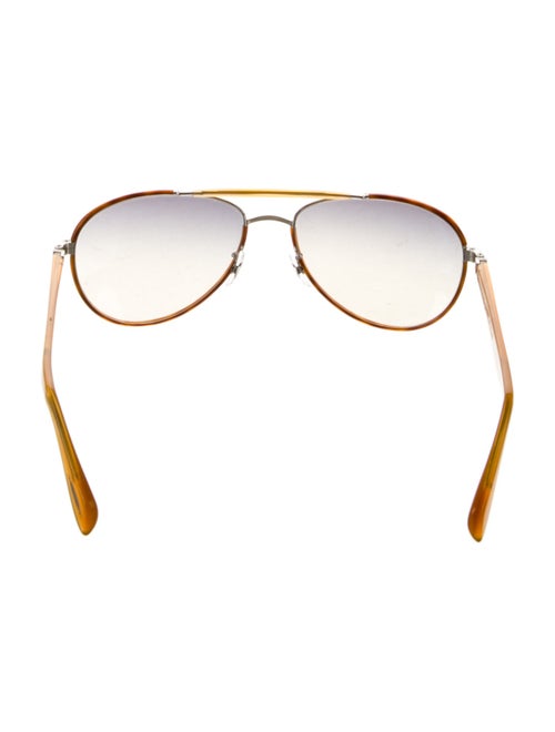 Oliver Peoples Charter Aviator Sunglasses