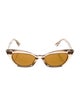 Oliver Peoples Wayfarer Tinted Sunglasses