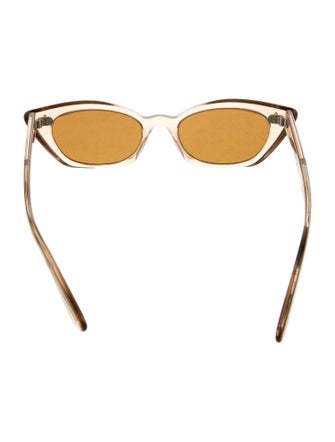 Oliver Peoples Wayfarer Tinted Sunglasses