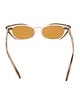 Oliver Peoples Wayfarer Tinted Sunglasses