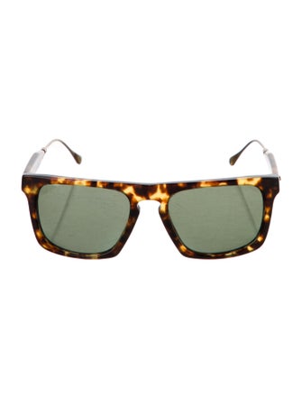 Oliver Peoples Square Tinted Sunglasses
