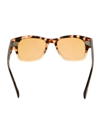 Oliver Peoples Square Tinted Sunglasses