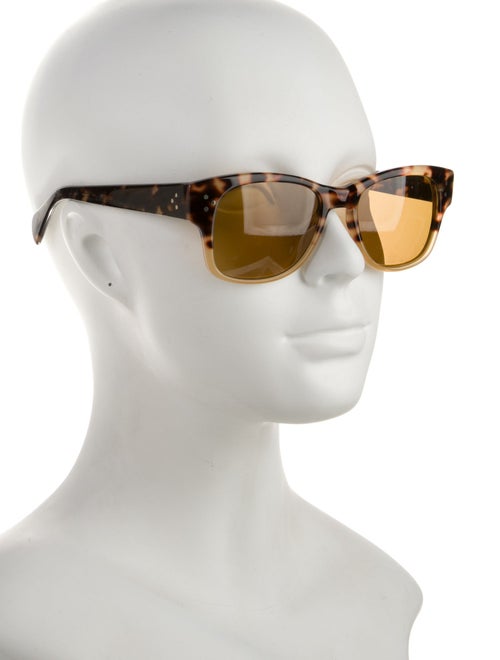 Oliver Peoples Square Tinted Sunglasses