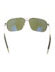 Oliver Peoples Aviator Tinted Sunglasses