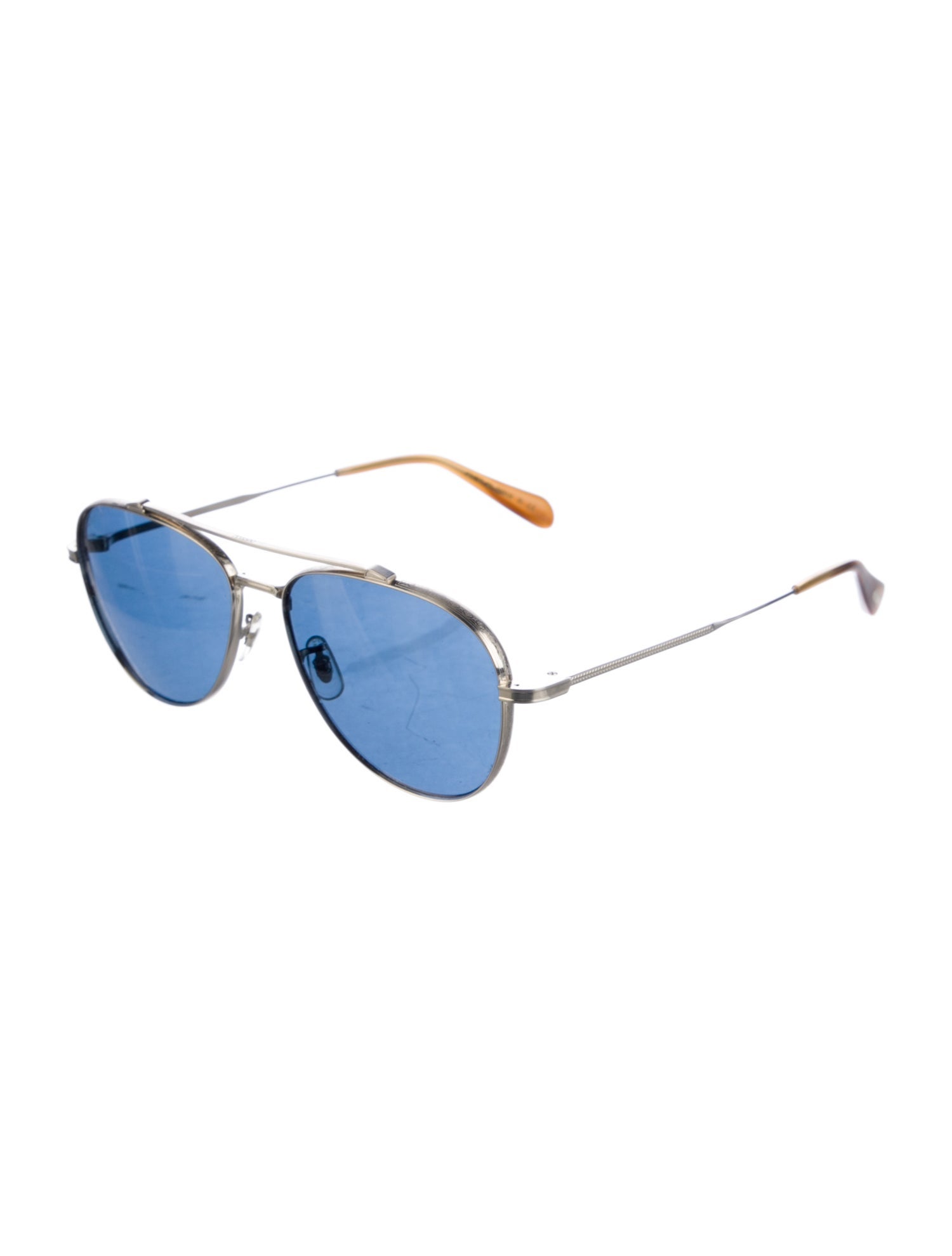 Oliver Peoples Aviator Mirrored Sunglasses