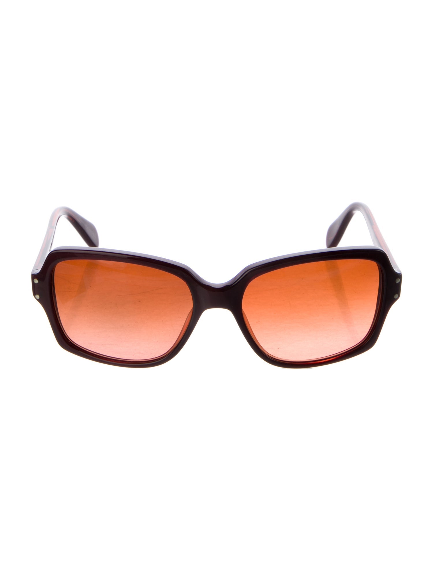 Oliver Peoples Square Gradient Sunglasses