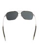 Oliver Peoples Aviator Tinted Sunglasses