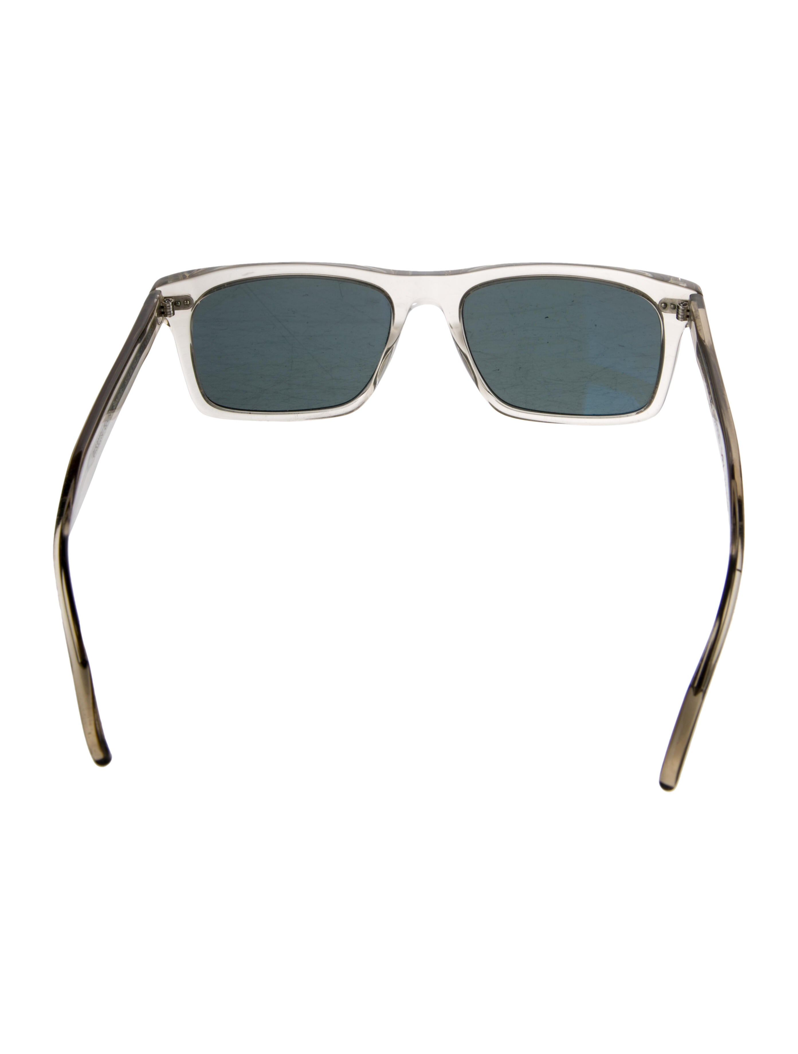 Oliver Peoples Wayfarer Mirrored Sunglasses