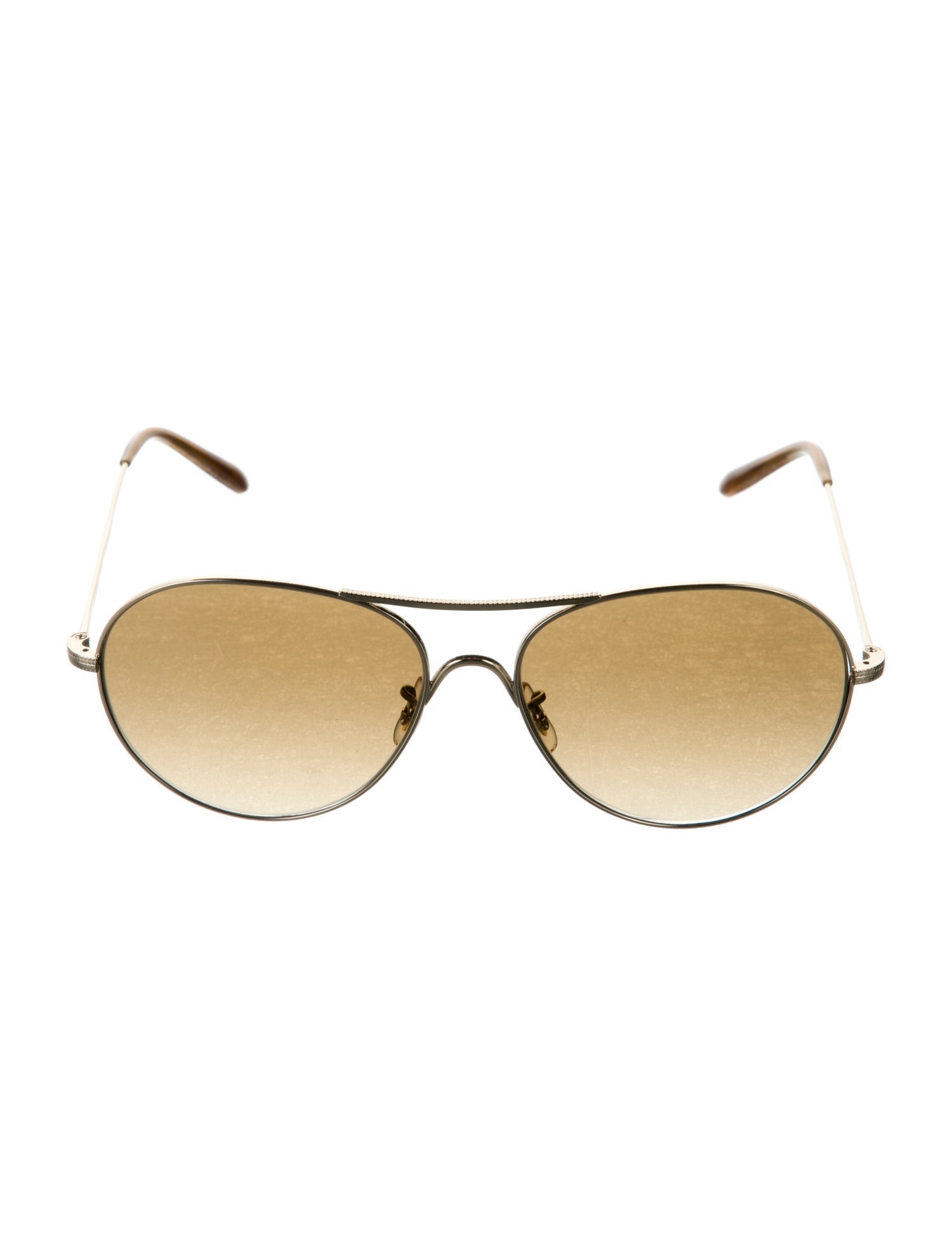 Oliver Peoples Aviator Tinted Sunglasses