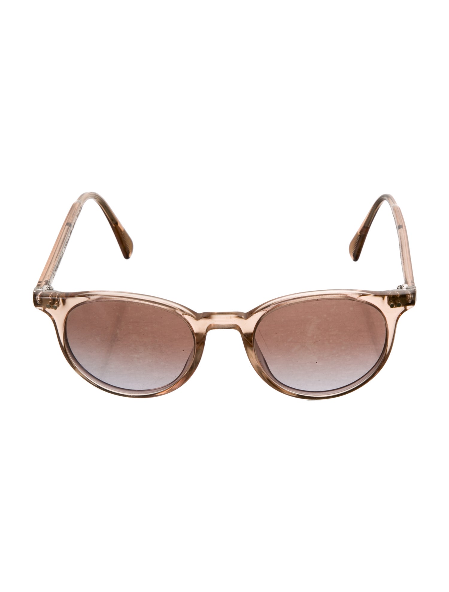 Oliver Peoples Round Mirrored Sunglasses