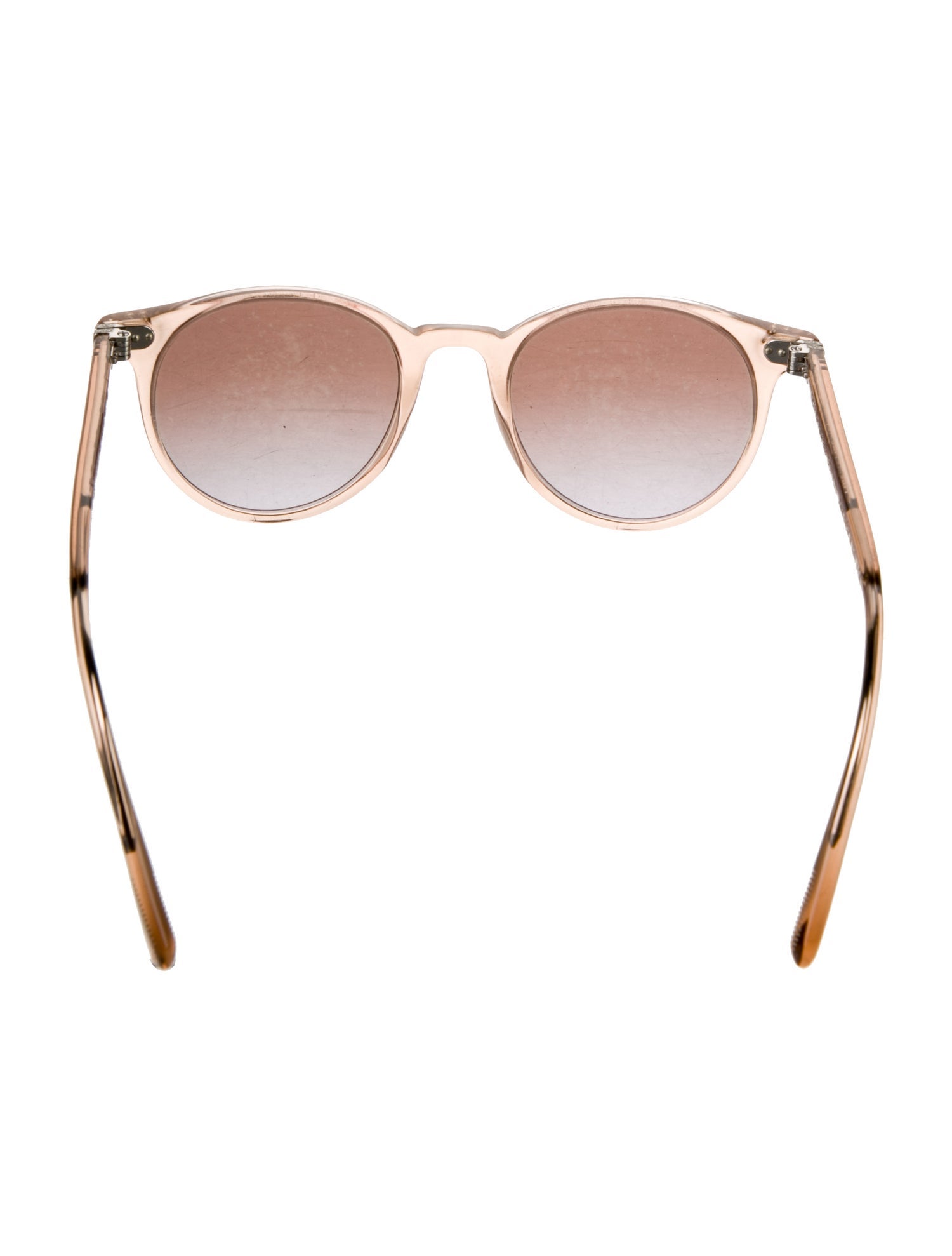 Oliver Peoples Round Mirrored Sunglasses