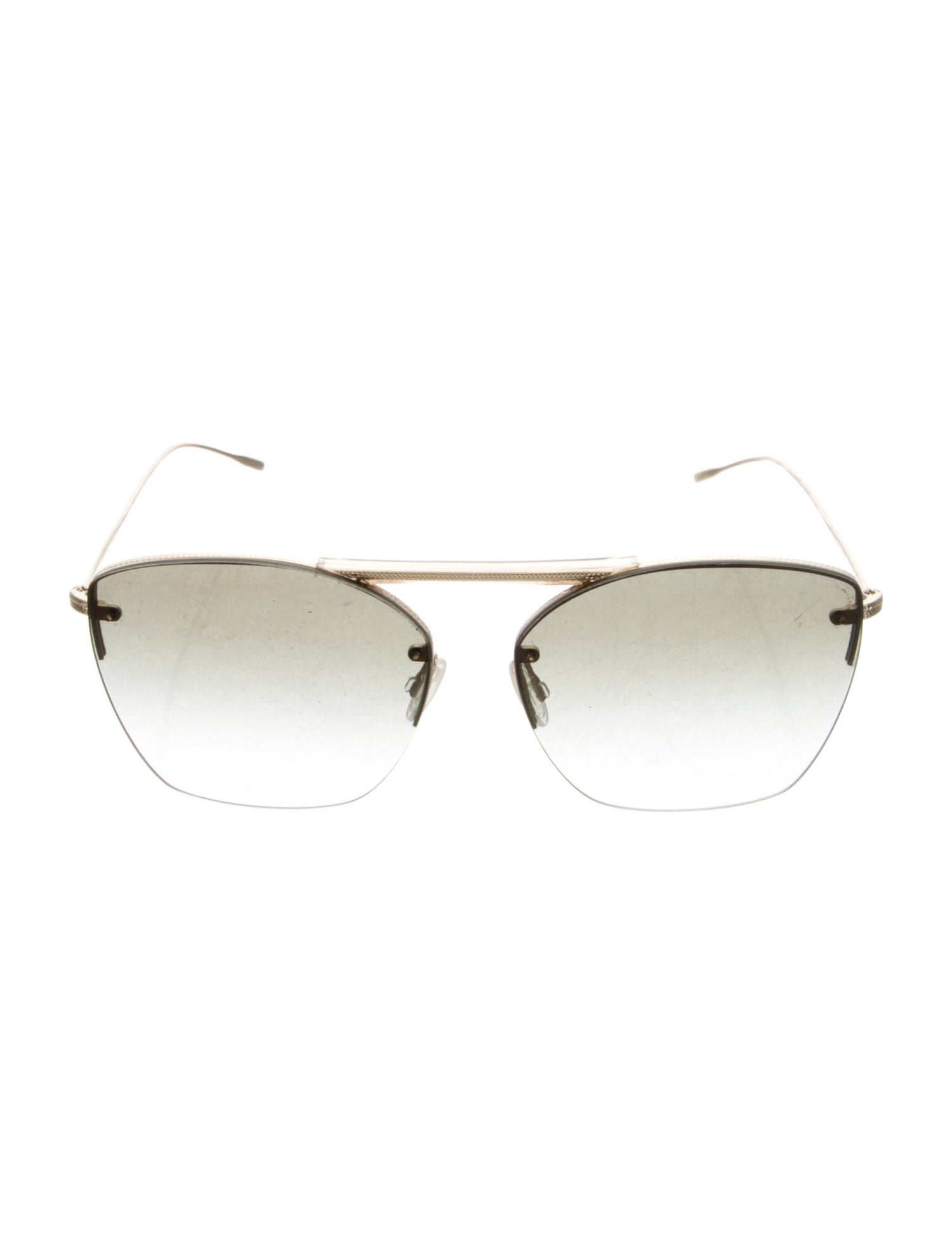 Oliver Peoples Aviator Gradient Sunglasses