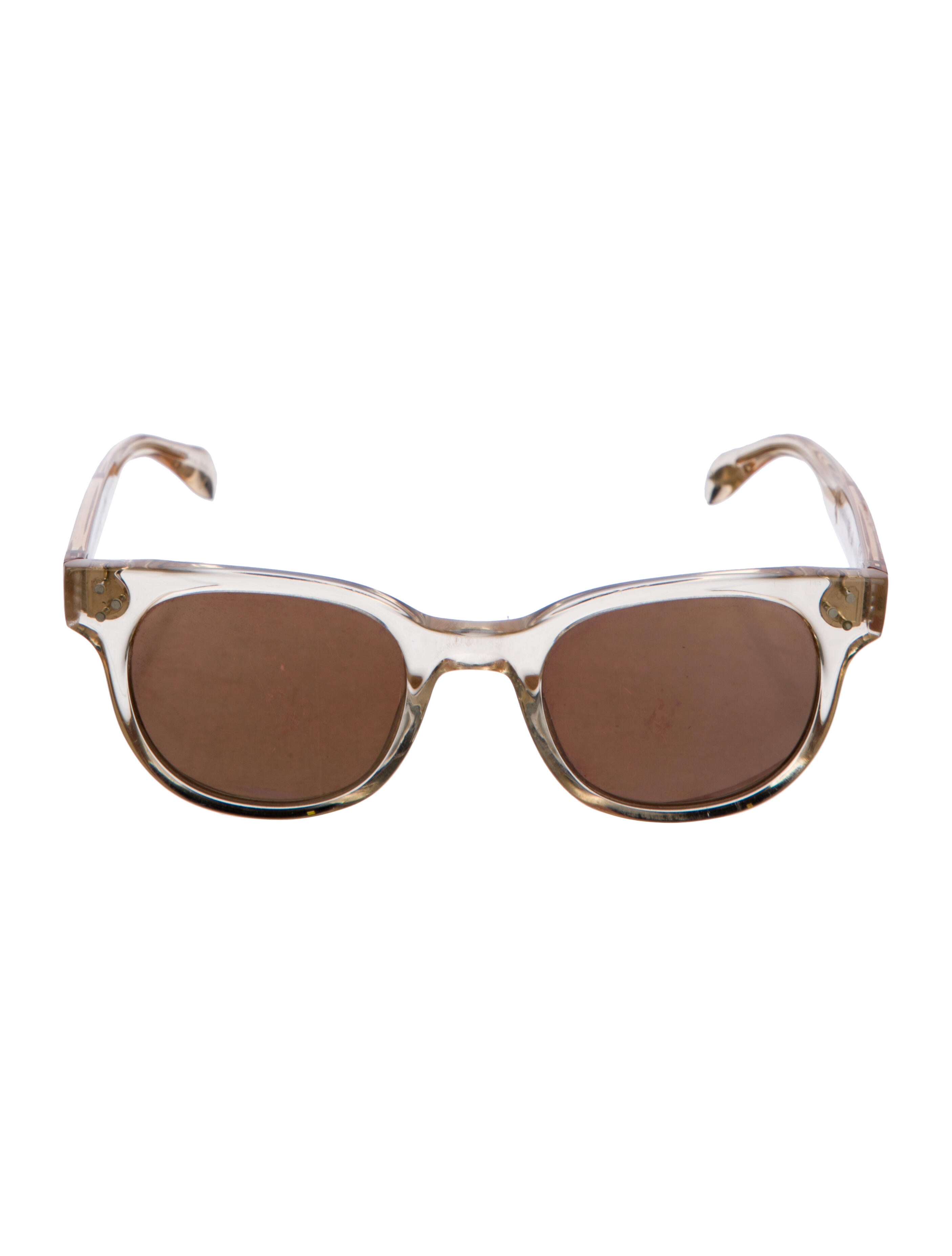 Oliver Peoples Wayfarer Mirrored Sunglasses