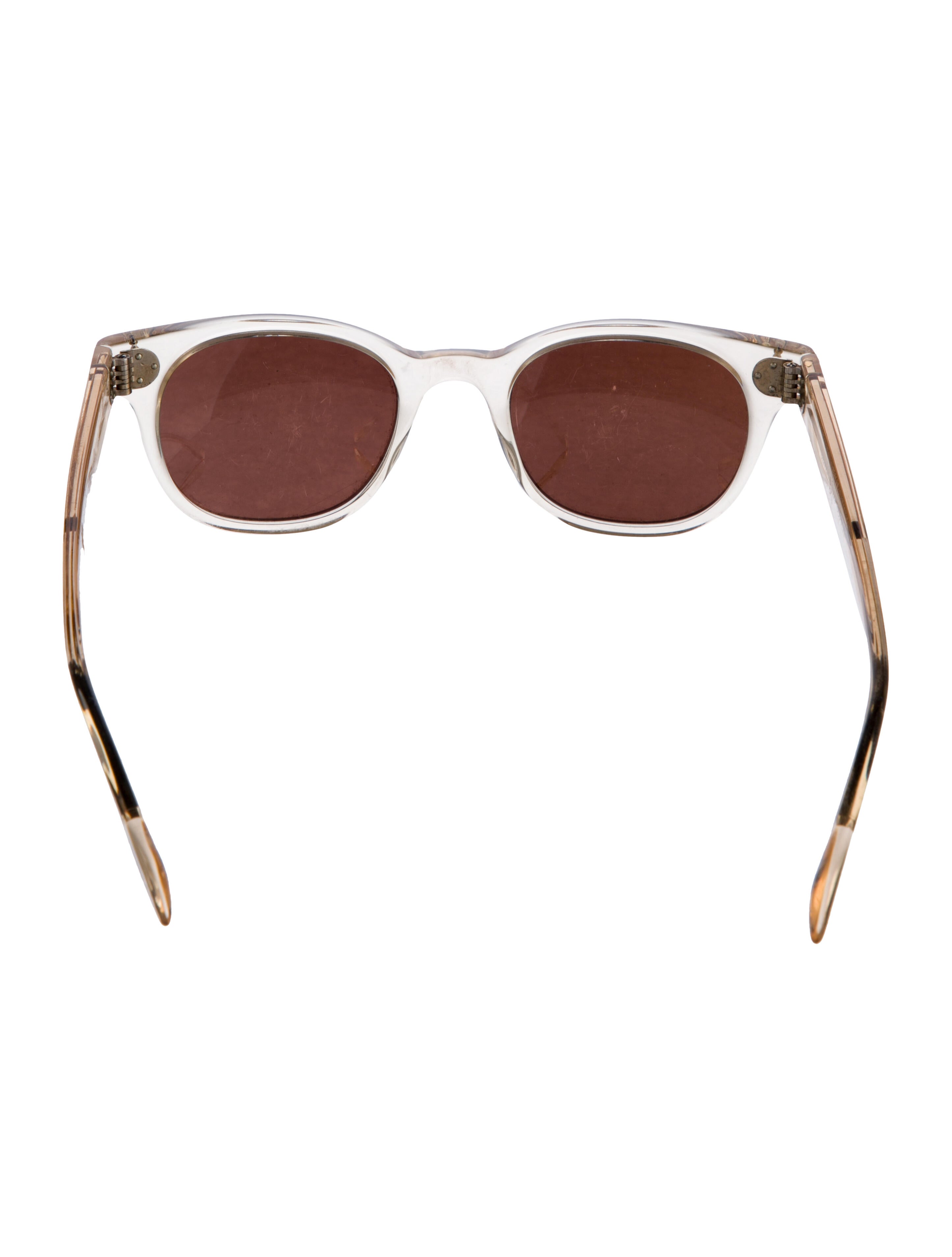 Oliver Peoples Wayfarer Mirrored Sunglasses