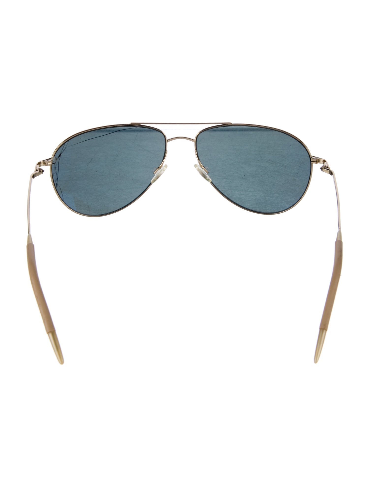 Oliver Peoples Aviator Tinted Sunglasses