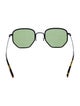 Oliver Peoples Square Tinted Sunglasses