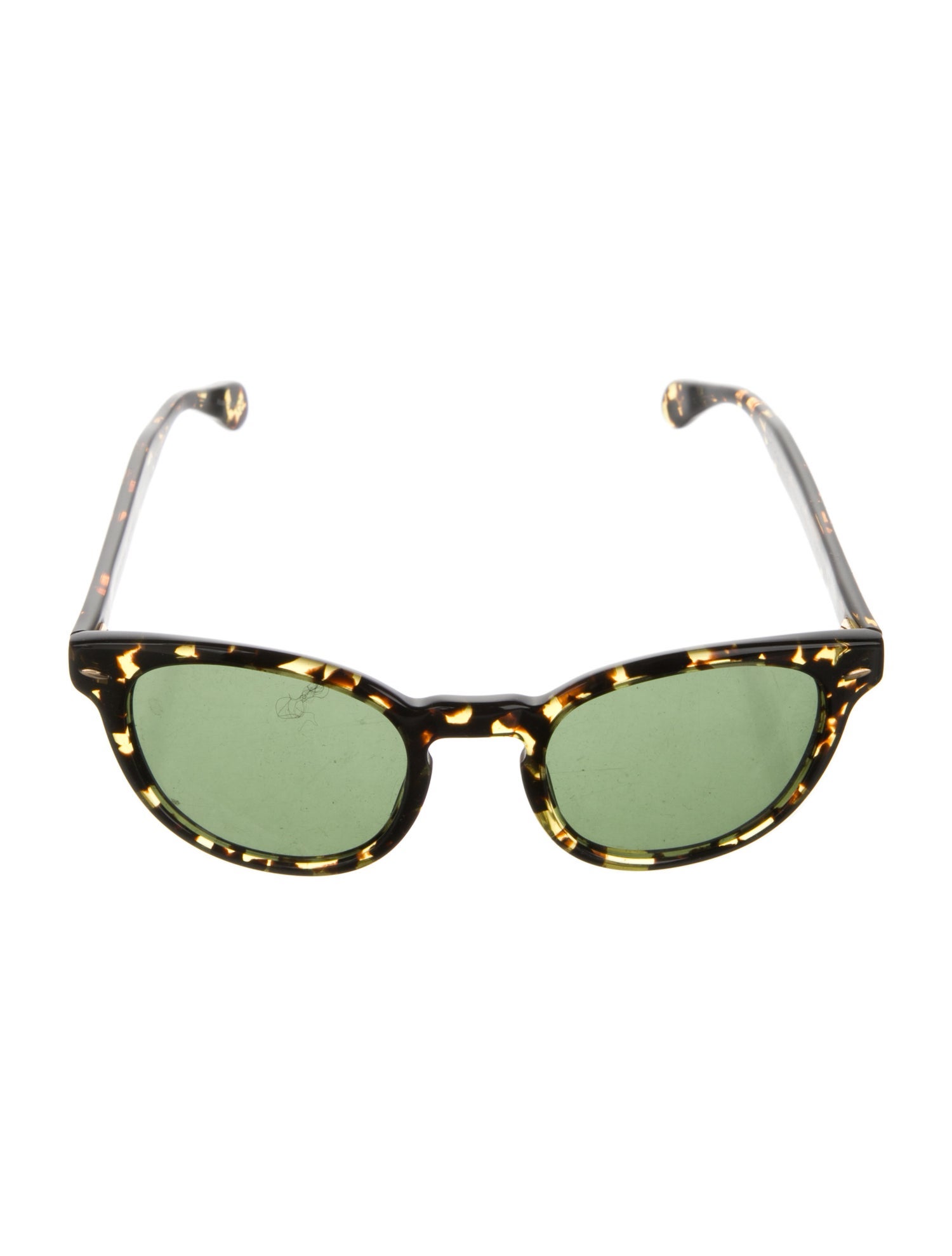 Oliver Peoples Round Tinted Sunglasses