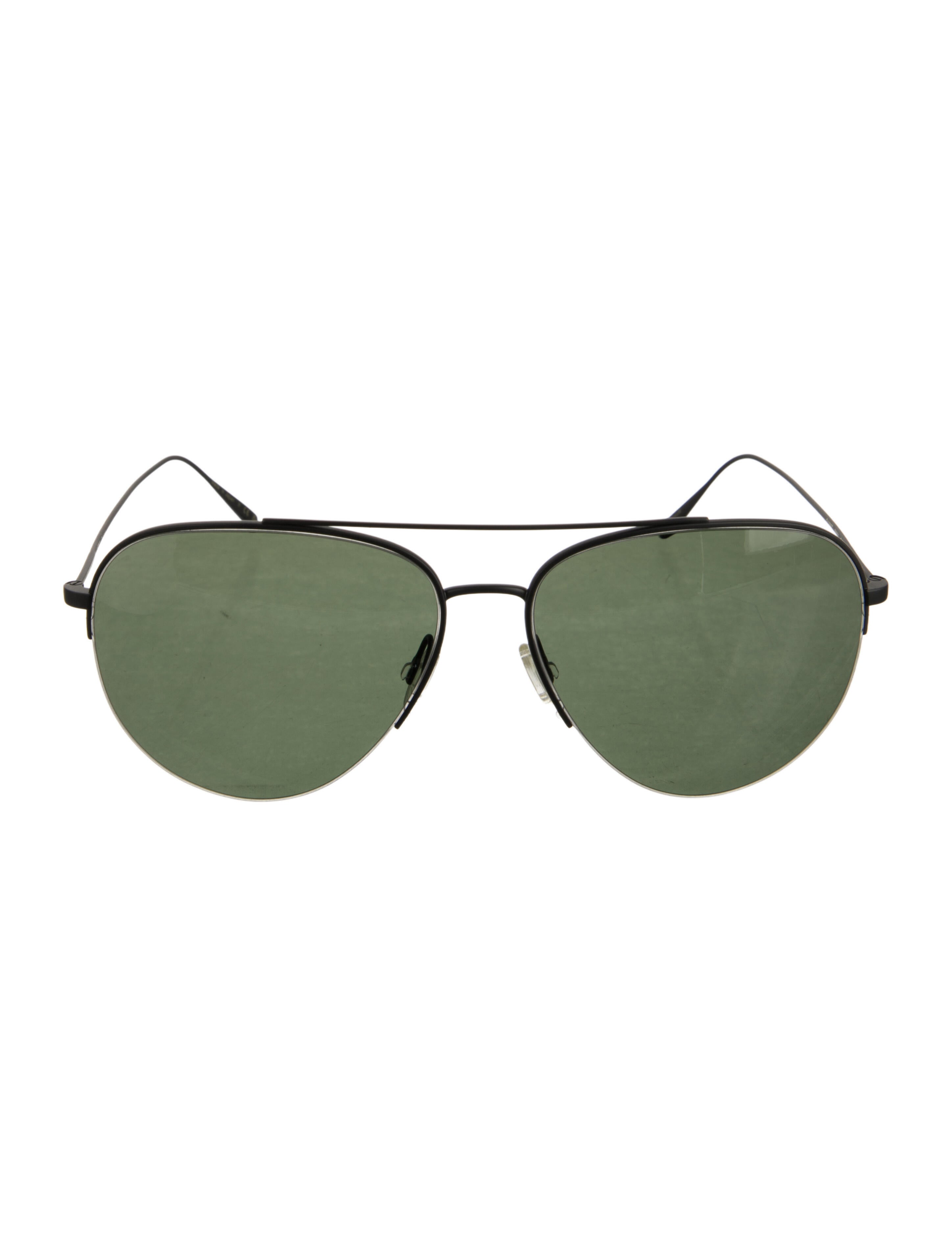 Oliver Peoples Aviator Tinted Sunglasses