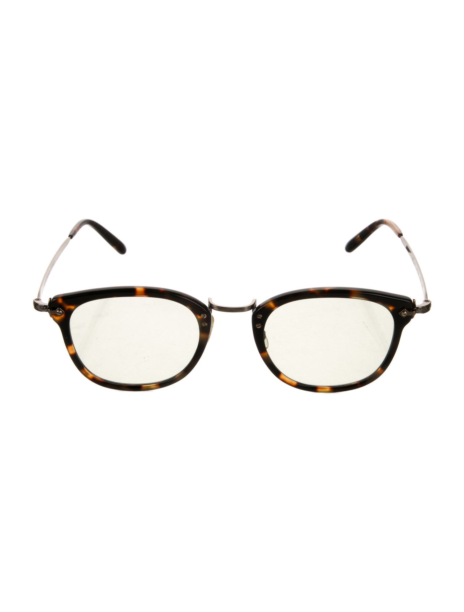 Oliver Peoples Round Mirrored Sunglasses