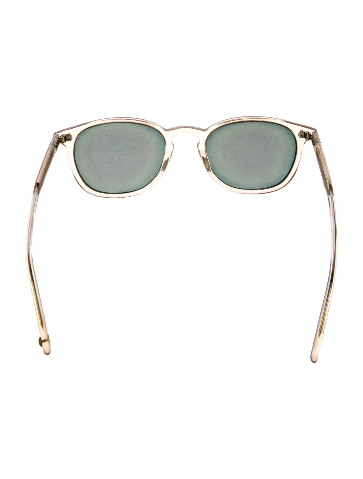 Garrett Leight Wayfarer Mirrored Sunglasses